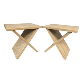 Serena & Lily Hunter Side Tables, Pair. Original Price: $1,300