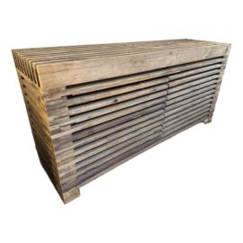 Restoration Hardware Reclaimed Timber Slat Sideboard. Original Price: $1,700