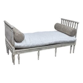 Late 18th Century Swedish Gustavian Daybed. Original Price: $13,000
