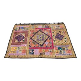 Vintage Rajasthani Traditional Patchwork Wall Hanging