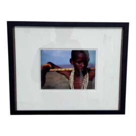 Circa 2006 Lisa Kristine "Samburu Walking Stick - Kenya" Photograph, Framed