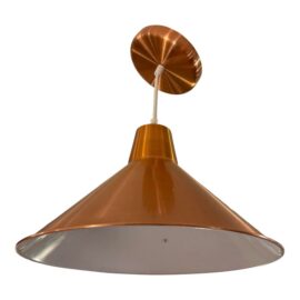 Copper Pendant With Copper Canopy