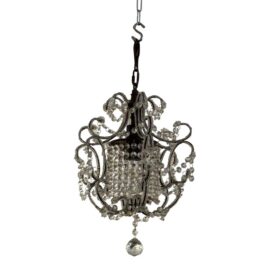 Safavieh Luna Single Light Crystal Chandelier. Original Price: $180