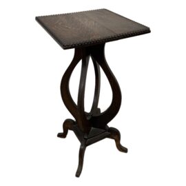 Antique Carved + Twist Pedestal Table