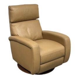 American Leather for Sunrise Home Harvest Leather Power Recliner. Original Price: $5,100