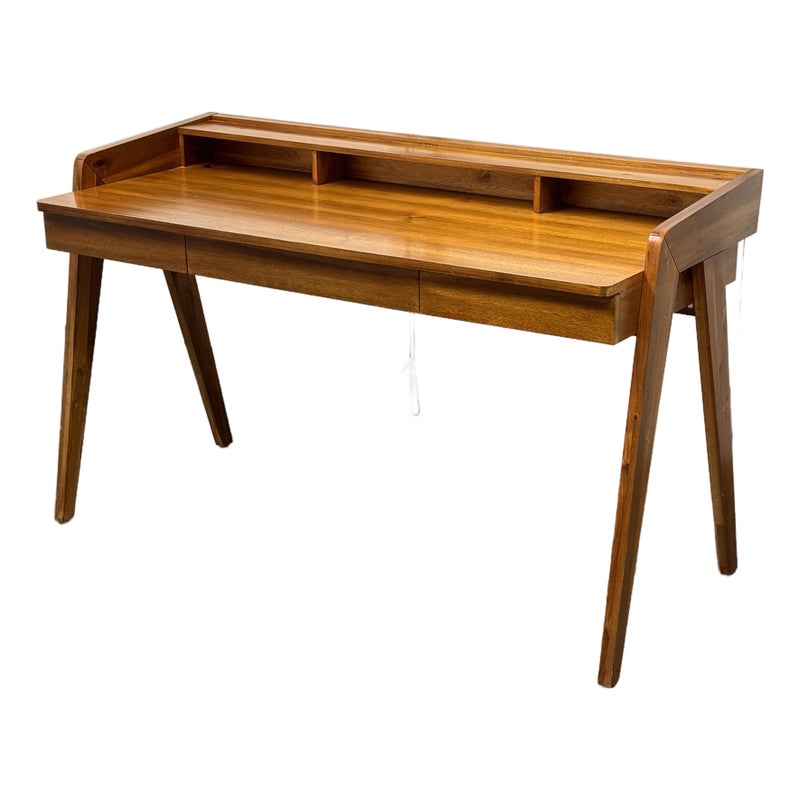 Jannis Ellenberger for CB2 Drommen Acacia Wood Desk. Original