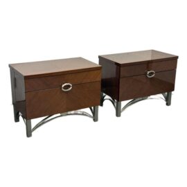 Casa Novelia Italian Postmodern Nightstands, Pair