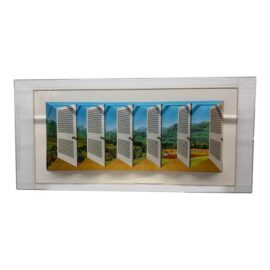 Patrick Hughes "Shutters" Original Multidimensional Art Work, Signed Artist Proof 3 of 7