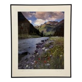 Craig Engle "McDonald River Glacier" Photograph, Signed