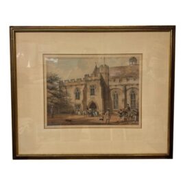 Early 20th Century Rafael J. Nash Penhurst Place Etching, Framed