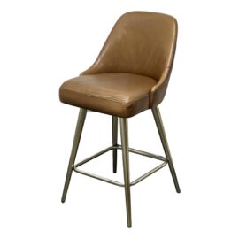 West Elm Mid Century Leather Swivel Counter Stool. Original Price: $700