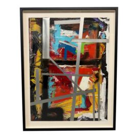 Contemporary Abstract Mixed Media Original Artwork, Unsiged