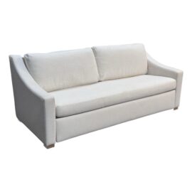 Queen Size American Leather for Restoration Hardware Belgian Classic Slope Arm Sleeper Sofa. Original Price: $5,000