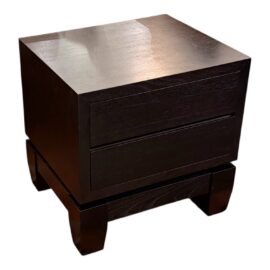 Brooklyn Ebony Oak Finish Nightstand