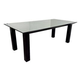 Conde House Ohashi Table + Granite Inlay + Glass Top