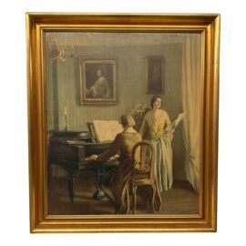 Richard Schaupp "The Adagio" Reproduction Painting, Framed