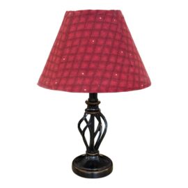 Vintage Style Twisted Cage Table Lamp