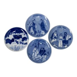 Julen Porsgrund Norwegian Christmas Plates, Set of Four
