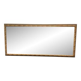 Custom Design Horizontal Carved Frame Wall Mirror