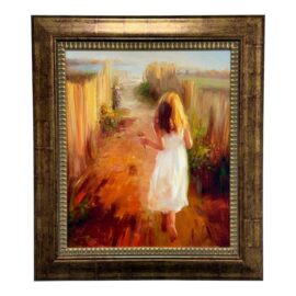 Prestige Arts "Summer Stroll" Giclee Print, Framed. Original Price: $450