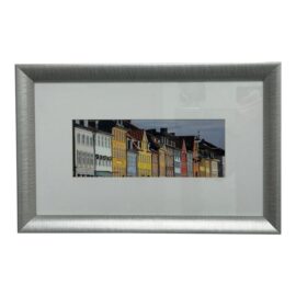 Color Photography Colorful Homes of Denmark Print, Framed. Original Price: $450