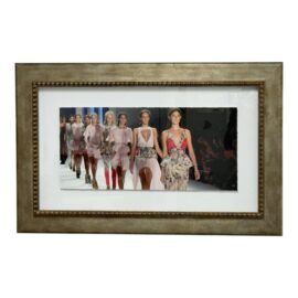 Vera Wang Spring/Summer Collection Fashion Show Print, Framed. Original Price: $1,000
