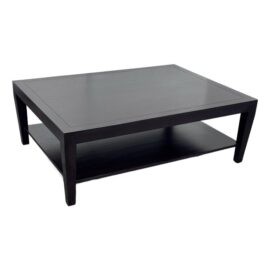 Custom Design Mahogany Finish Coffee Table