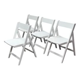 Crate & Barrel Spare Folding Chairs, Set of Four. Original Price: $200