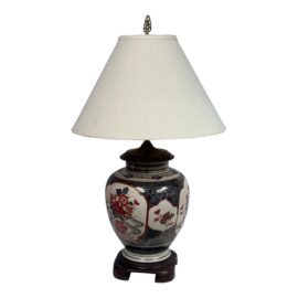 Circa 1980's Japanese Imari Table Lamp