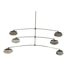 Ochre Gaia Chandelier, Three Tier With Six Pebbles. Original Price: $18,070