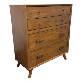 Alpine Furniture Flynn Dresser + Pull Out Workstation Tray. Original Price: $1,030