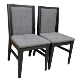 International Atelier Upholstered Dora Side Chairs, Pair