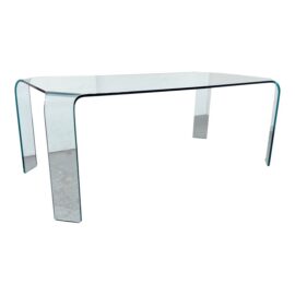 Vittorio Livi for Fiam Ragno Glass Dining Table. Original Price: $9,600