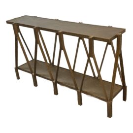 CB2 Scissor Console Table
