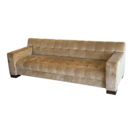 Marbello Design Fleetwood Button Tufted Sofa. Original Price: $9,800