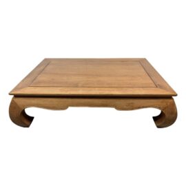 Vintage Ming-Style Elmwood Coffee Table