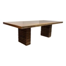 Crate & Barrel Paloma Wood Dining Table Original Price: $2,000