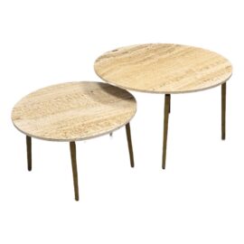 Park Hill Collection Nero Nesting Cocktail Tables, Set of Two. Original Price: $1,300