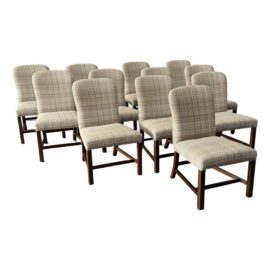 Century Furniture Gavin Side Dining Room Chairs, Set of Twelve. Estimated Cost: $30,500