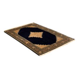 4ft × 6ft 6in Hand Knotted Silk Kashmiri Rug
