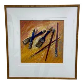 Albert E. Smith Abstract Painting, Framed