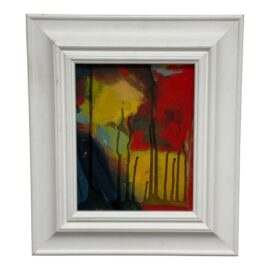 Abstract Bold Composition Painting, Framed