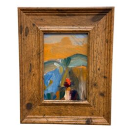 Abstract Desert Landscape, Framed