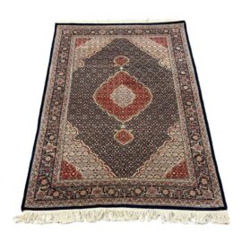 4ft X 6ft Persian Tabriz Mahi Wool & Silk Area Rug