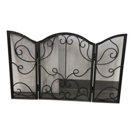 Vintage Spanish Style Fireplace Screen