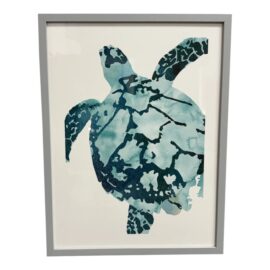 Pottery Barn Team Tropical Sea Turtle, Framed