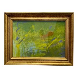 Abstract Landscape Painting, Framed
