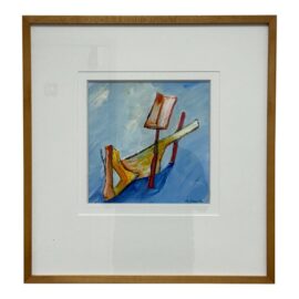 Circa 1995 Albert Smith Custom Abstract, Framed