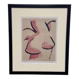 Circa 1971 Man Ray Surrealist Naked Energy, Signed