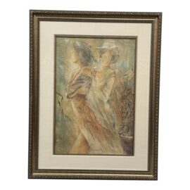 Circa 2003 Gary Benfield "Quiet Movement I I " Serigraph, Signed